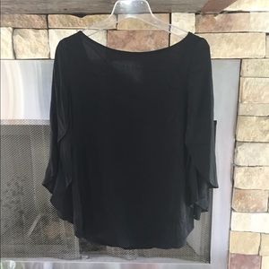 New Milly size 10 Black Blouse